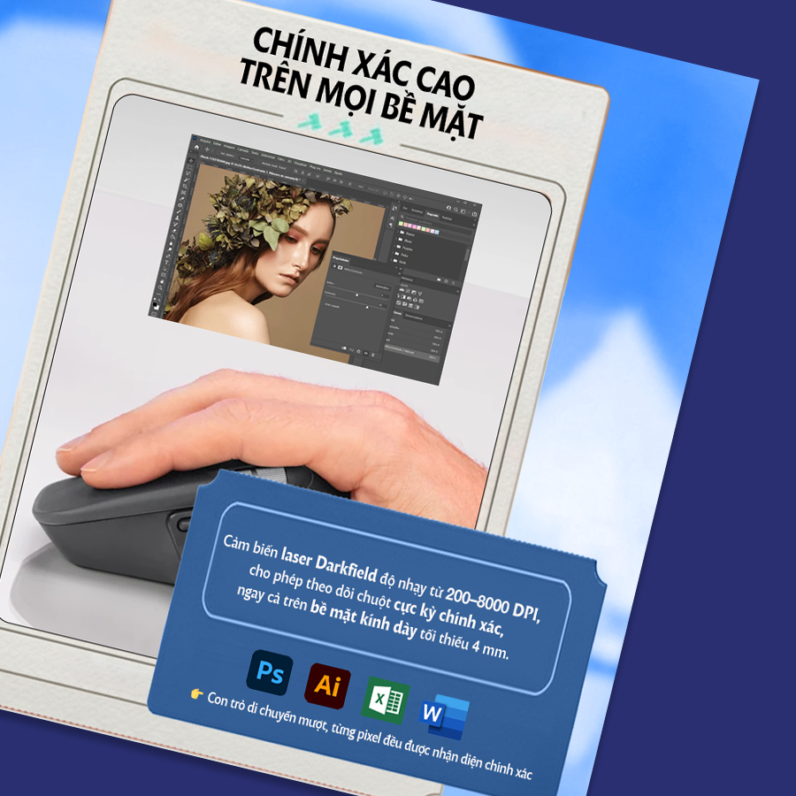 [CHÍNH HÃNG] Chuột không dây Logitech MX Master 4 & Master 3S- Chuột Bluetooth không tiếng, Thiết kế công thái học | BigBuy360 - bigbuy360.vn