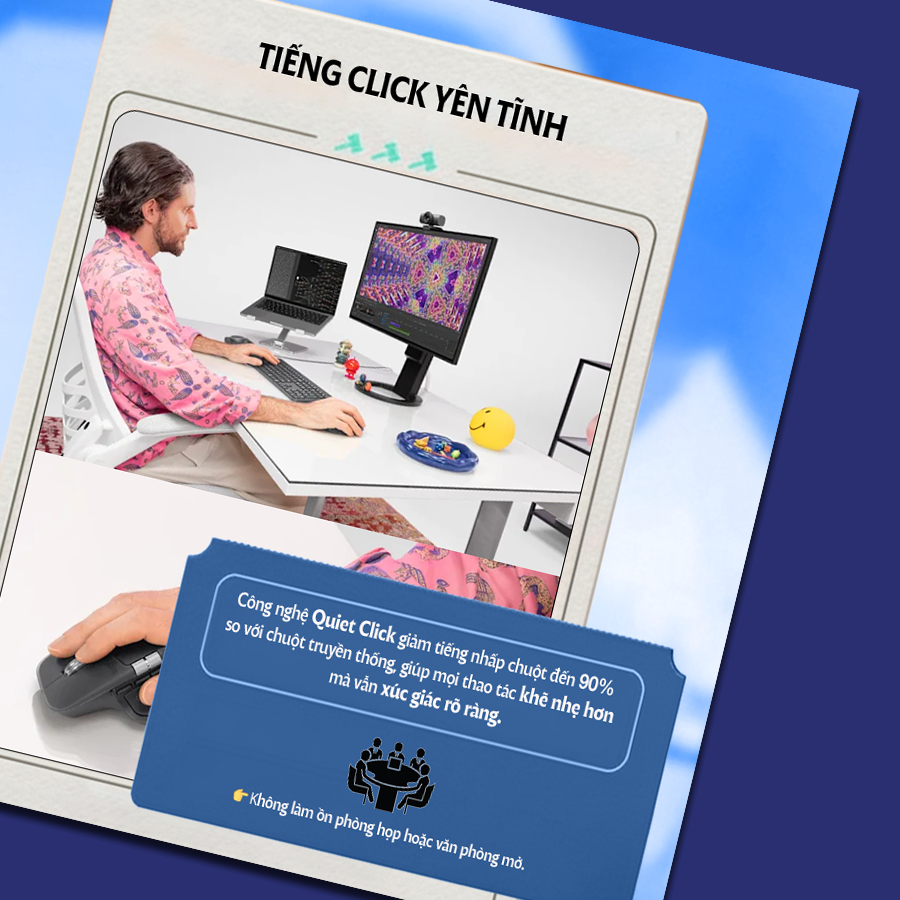 [CHÍNH HÃNG] Chuột không dây Logitech MX Master 4 & Master 3S- Chuột Bluetooth không tiếng, Thiết kế công thái học | BigBuy360 - bigbuy360.vn