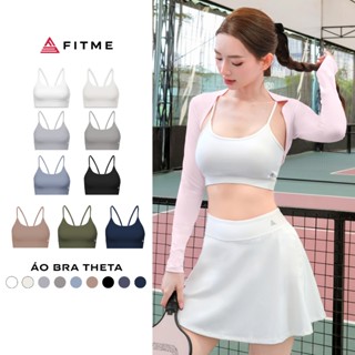Áo bra tập gym yoga nữ Fitme Theta có mút chống sốc. nâng ngực chất thun thể thao cao cấp co giãn thoải mái BRTT