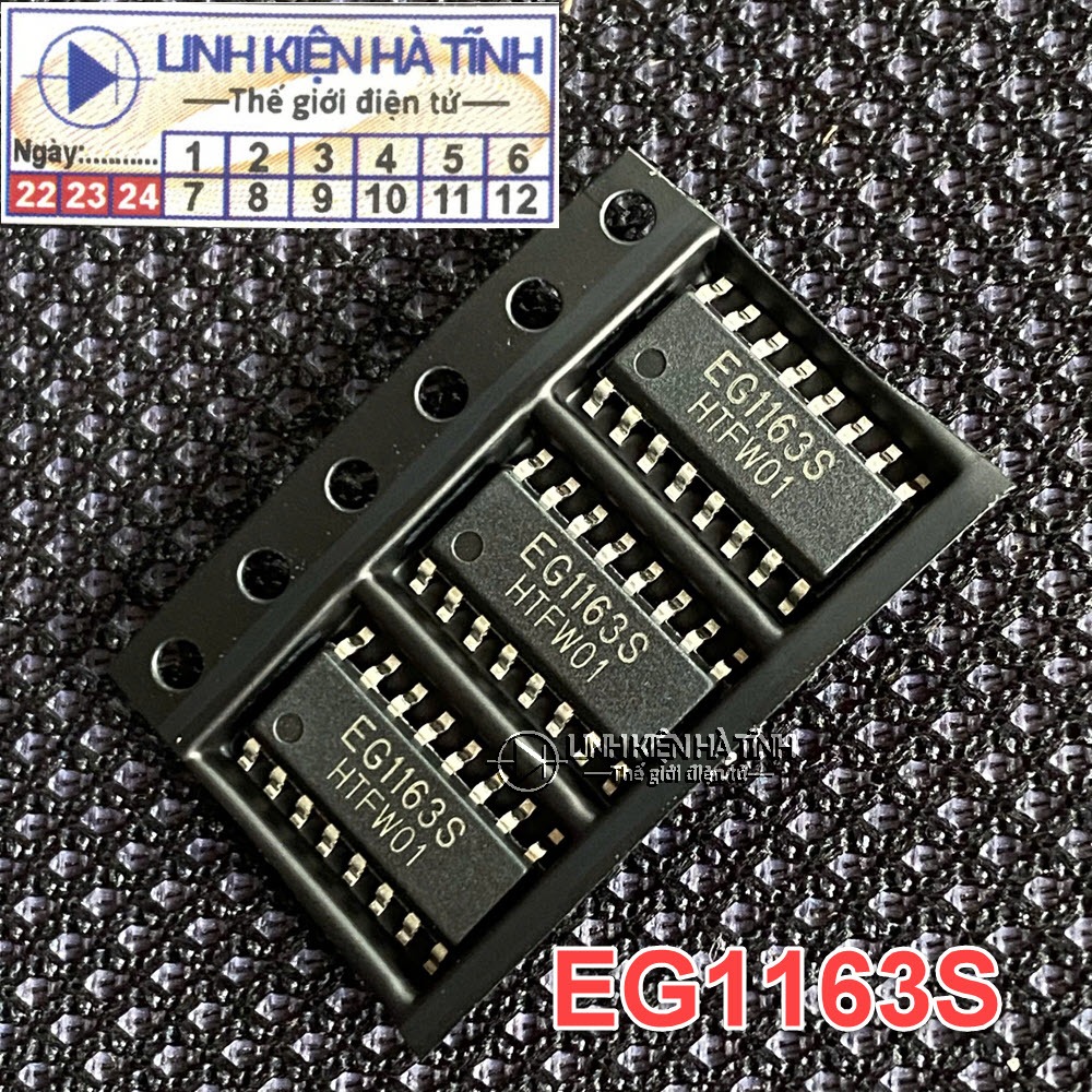 Túi 4 con IC nguồn EG1163S EG1163 SOP-16 mới