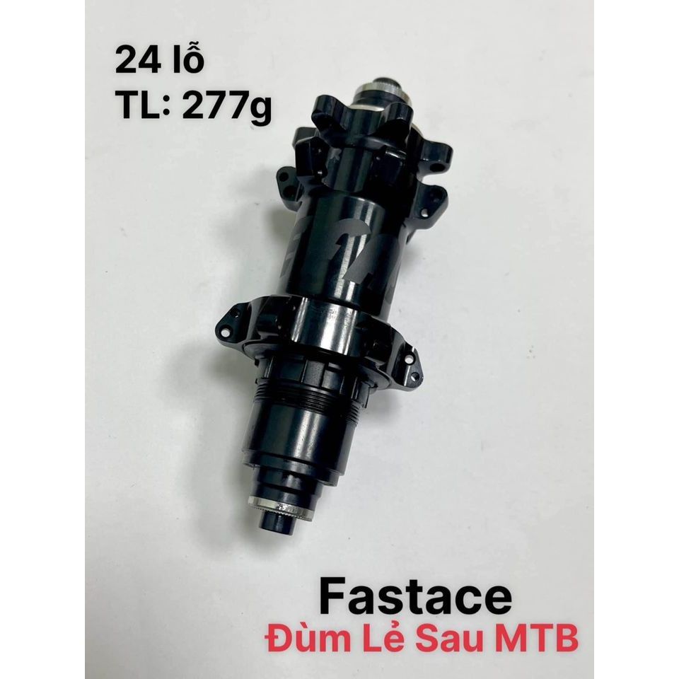 Đùm đĩa 6 ốc lẻ sau 12s - 24 lỗ căm cho xe đạp, sử dụng cối XD 12speed dành cho xe đạp