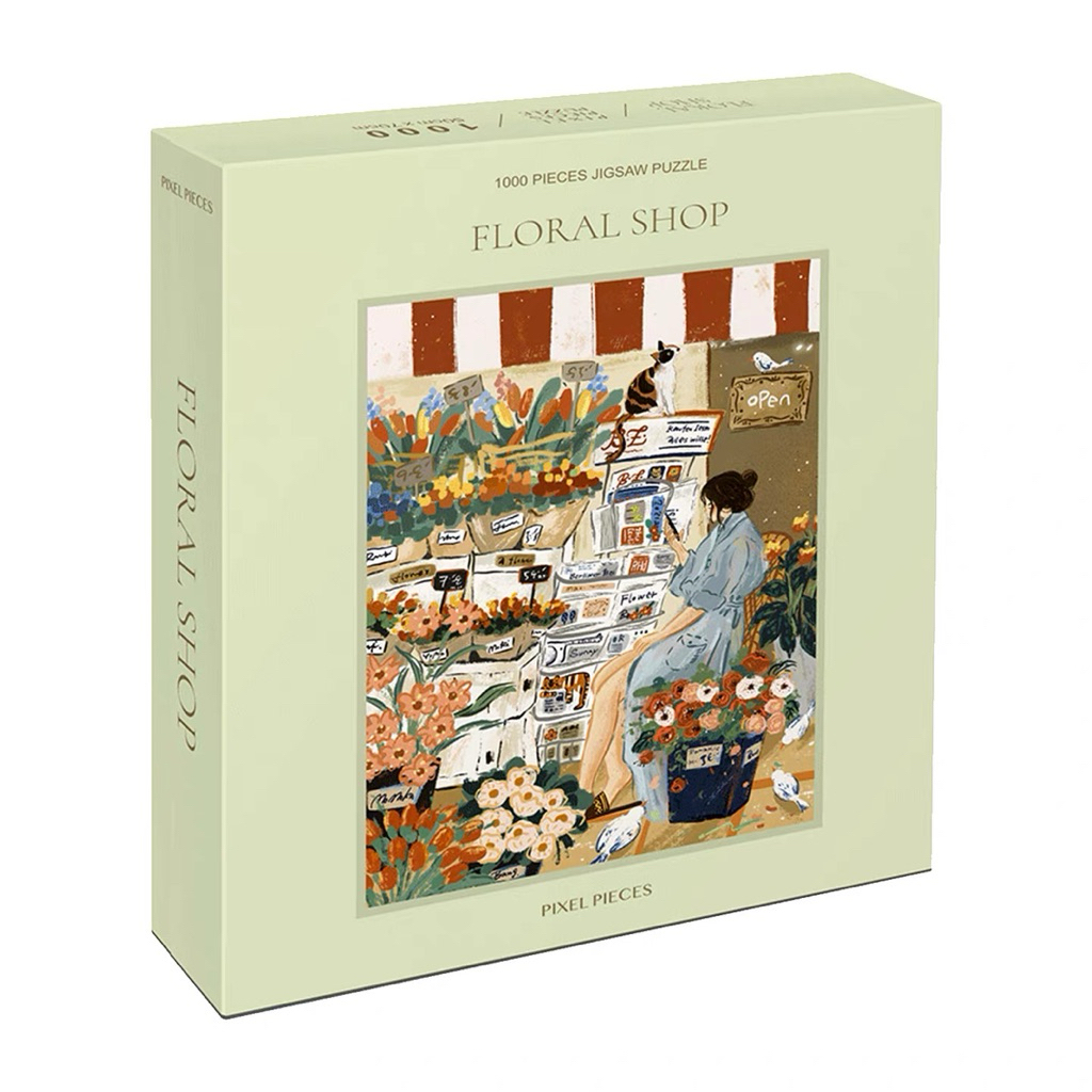 [HÀNG CÓ SẴN] PIXEL PIECES PUZZLE 1000pcs FLORAL SHOP
