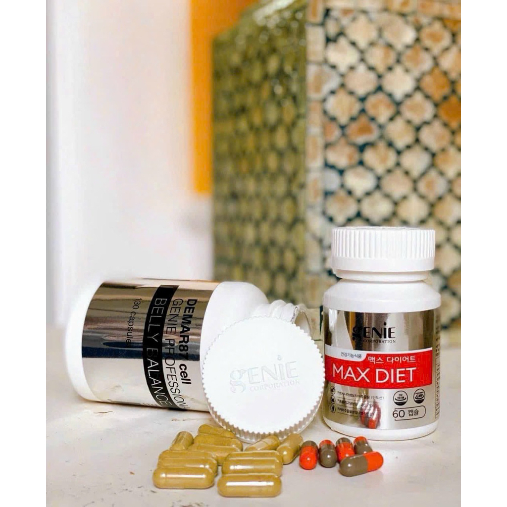 GENIE HÀN QUỐC CHÍNH HÃNG NẮP IN CHỮ