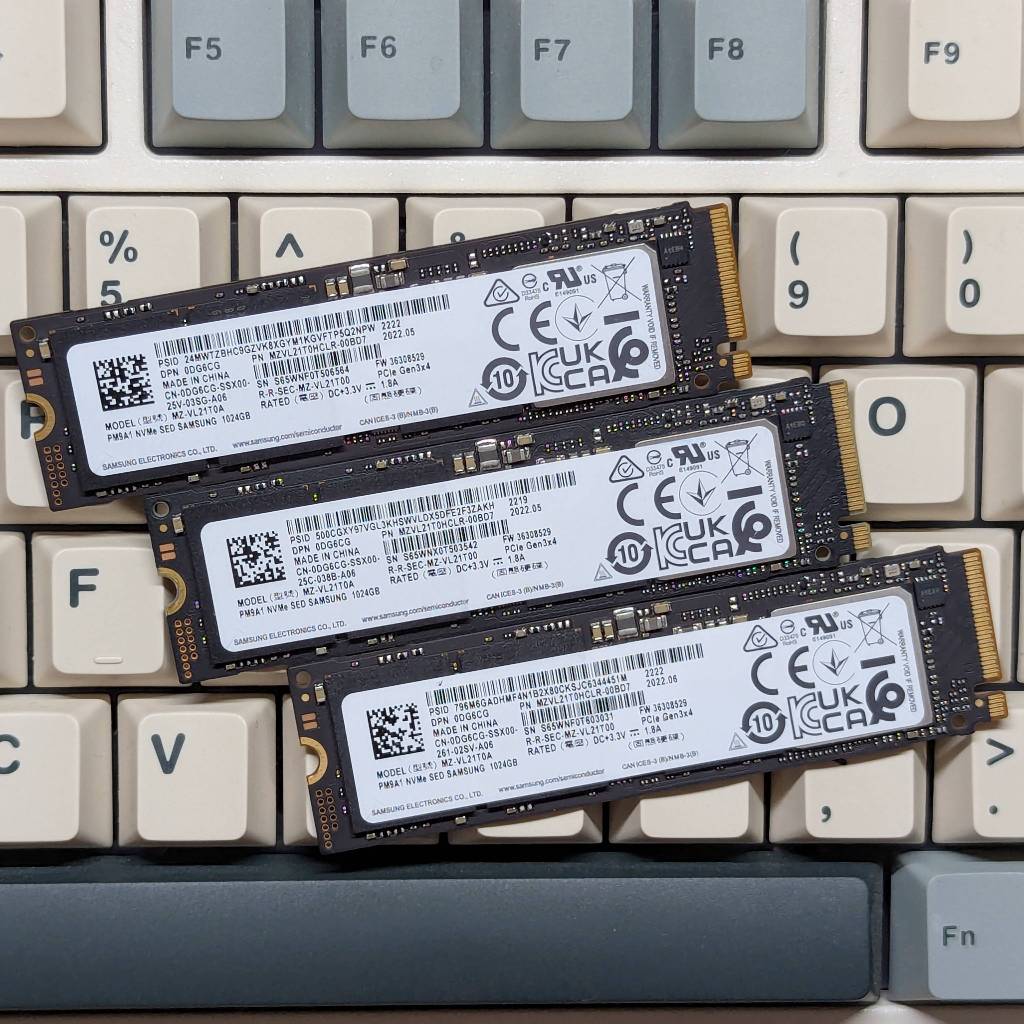 Ổ cứng SSD M.2 NVMe 2280 1TB/ 2TB (Samsung / WD/ SK Hynix/ Kioxia/Crucial) | Gen 3, Gen 4 | Like new
