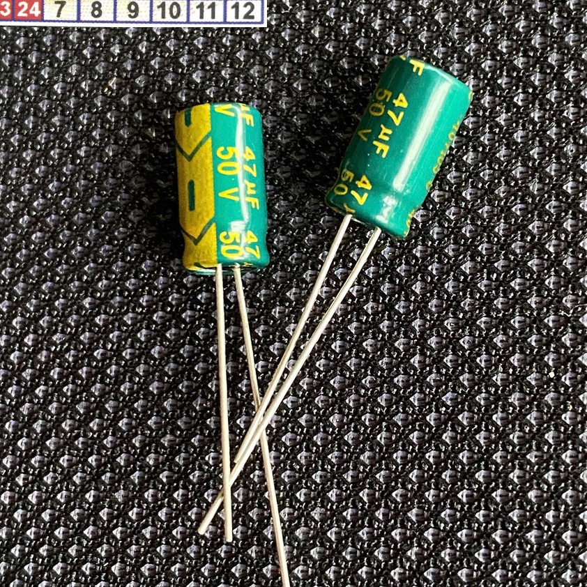 Túi 100 CON tụ hóa 47UF 50V 47uf50v LKTT - BG5