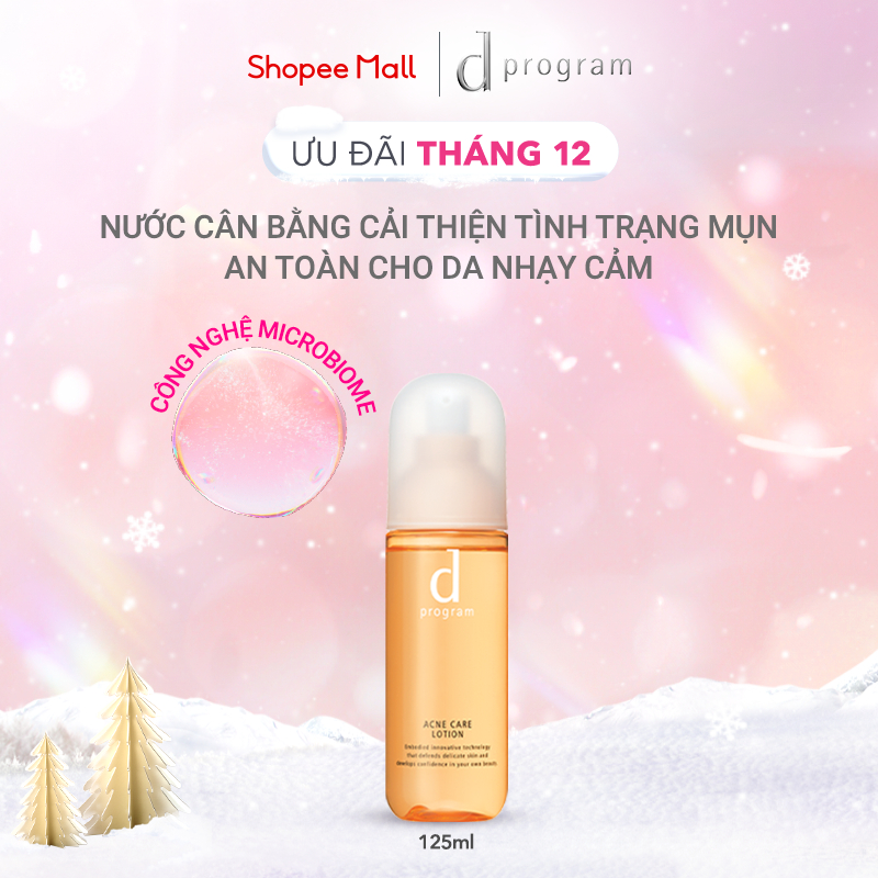 Nước cân bẳng dành cho da mụn d Program Acne Care Lotion 125ml