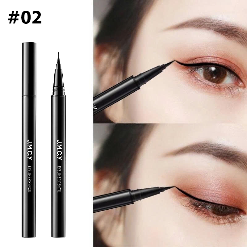 Kẻ Eyeliner Dạng Lỏng JMCY Màu Đen Nét Thanh Mảnh, Bút Gel Vẽ Mí Mỏng Nhẹ Tự Nhiên Lâu Trôi Tự Nhiên