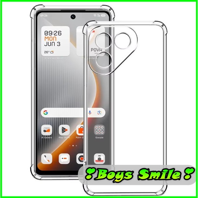 Ốp Lưng dẻo Chống va đập cho Tecno Pova 7 Pova7 Tecno Pova 7 4G có bảo vệ camera trong suốt