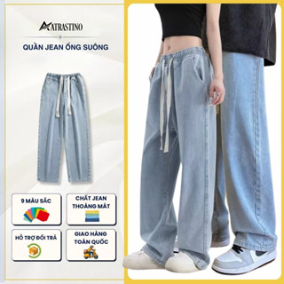 Quần Jean Nam ỐNG RỘNG Cạp Chun Bản To Ống Rộng ATRASTINO Chất Liệu Jean Cao Cấp 2025 Phong Cách Hàn JEAN001