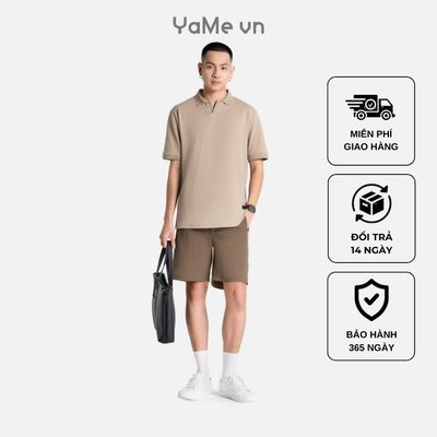 Quần Đùi Kaki Nam DurableTex™ Vải Đanh Chắc, Đáy Mở Rộng Thông Minh The Weekend 022 Dáng Vừa Vặn F3 24599 |YaMe|