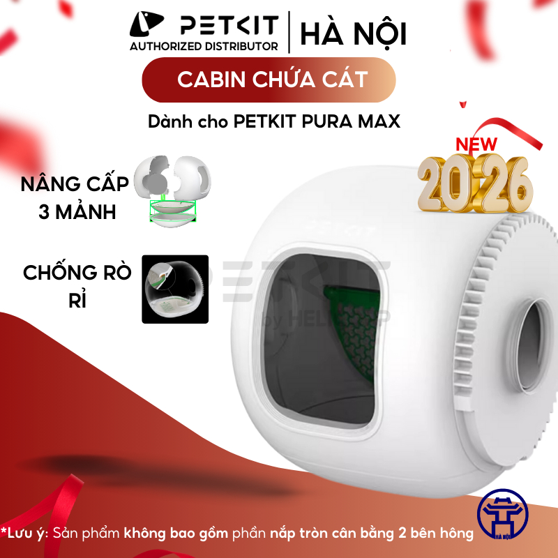 Cabin chứa cát Petkit Pura Max 2026