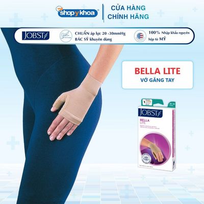 Vớ Găng Tay Phù Bạch Huyết JOBST Bella Lite, Màu Da, Áp Lực 20-30mmHg, 1 Chiếc