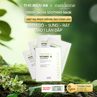  Mặt Nạ Làm Dịu Da Cấp Tốc Meideme Green Salvia Vitamin K SOS Soothing Mask 23gr 