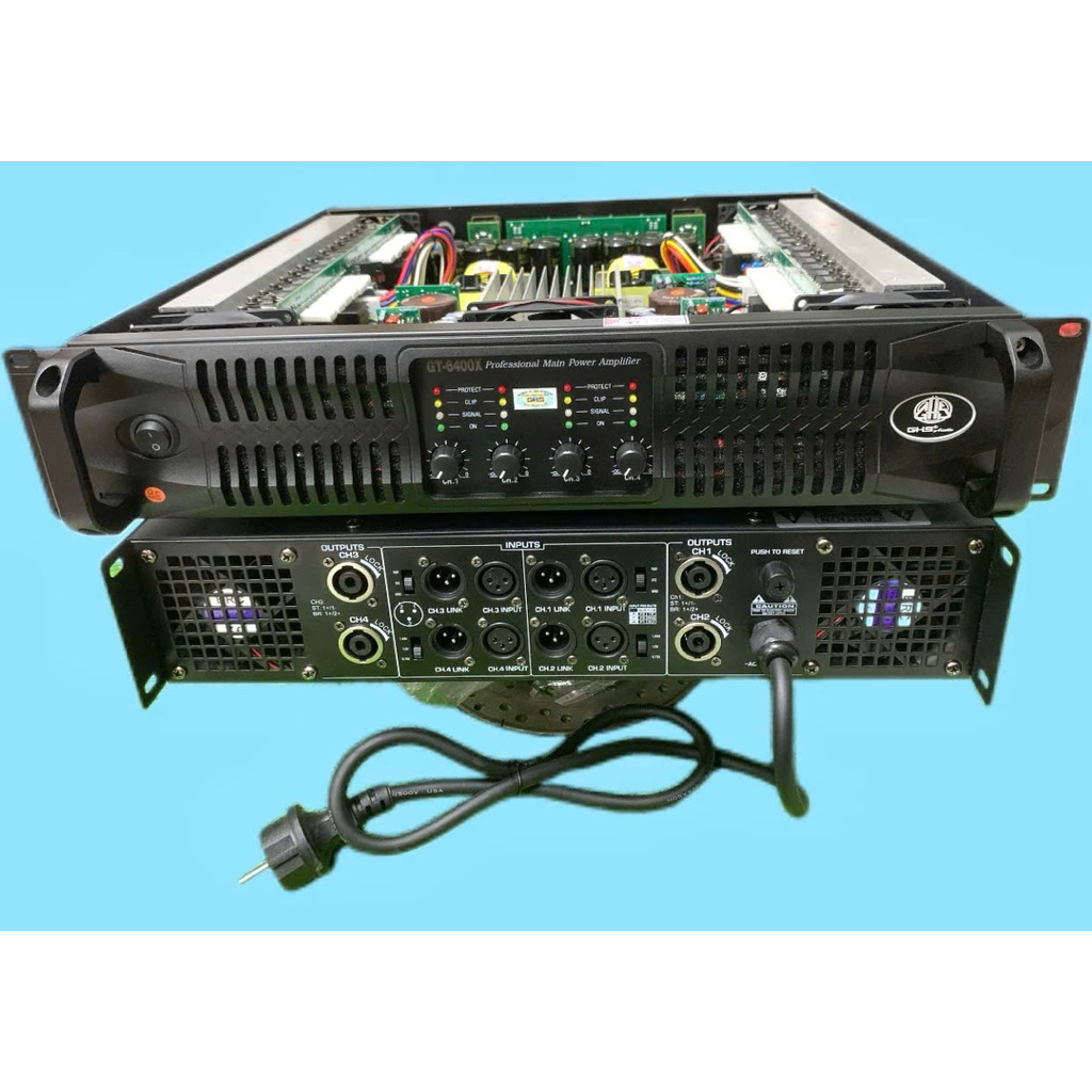 Main, đẩy nguồn xung GHS 4 kênh 64 sò, class H, 900w/ kênh