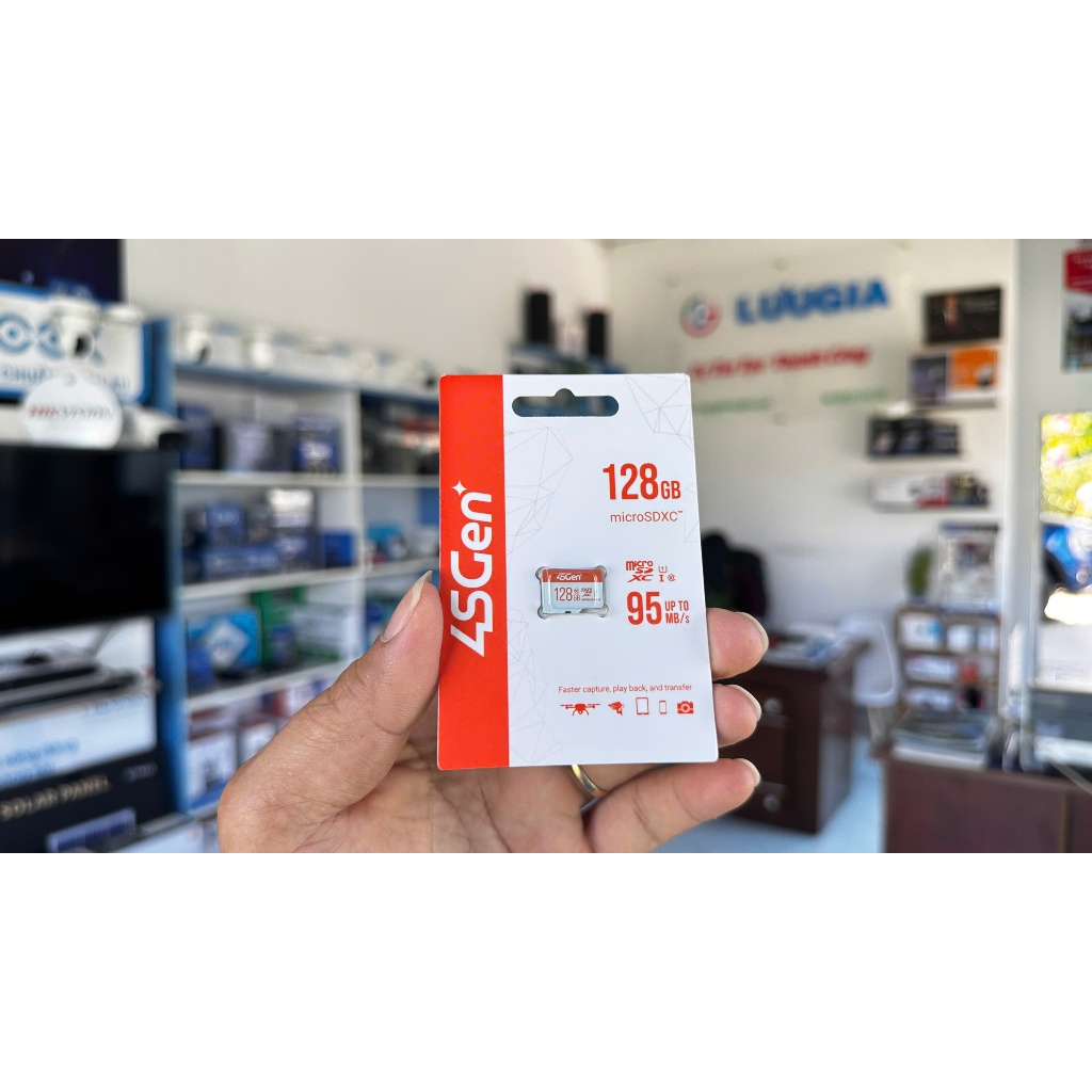 Thẻ nhớ Micro SD 4SGEN-128EO Dung lượng 128GB, Tốc độ đọc 95MB/s, Tốc độ ghi 10MB/s