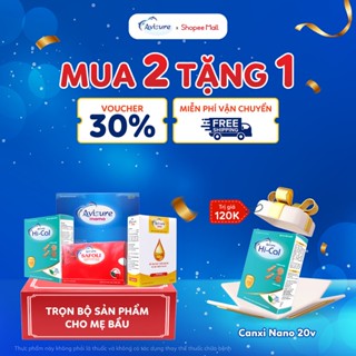 Trọn bộ Avisure TPBVSK sắt canxi DHA Vitamin tổng hợp cho bà bầu, trước bầu, sau sinh