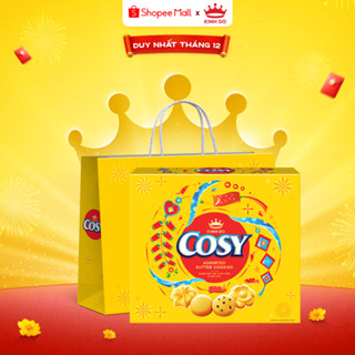   VC 15%   CÓ TÚI GIẤY  Hộp Bánh Quy Cosy Tết 2026 Thập Cẩm Vị Bơ Sữa 315g 
