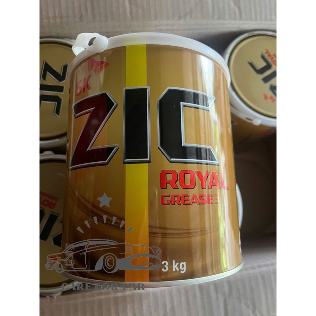 Mỡ bôi trơn chịu nhiệt Lithium SK ZIC ROYAL GREASE 3 - lon 3 Kg