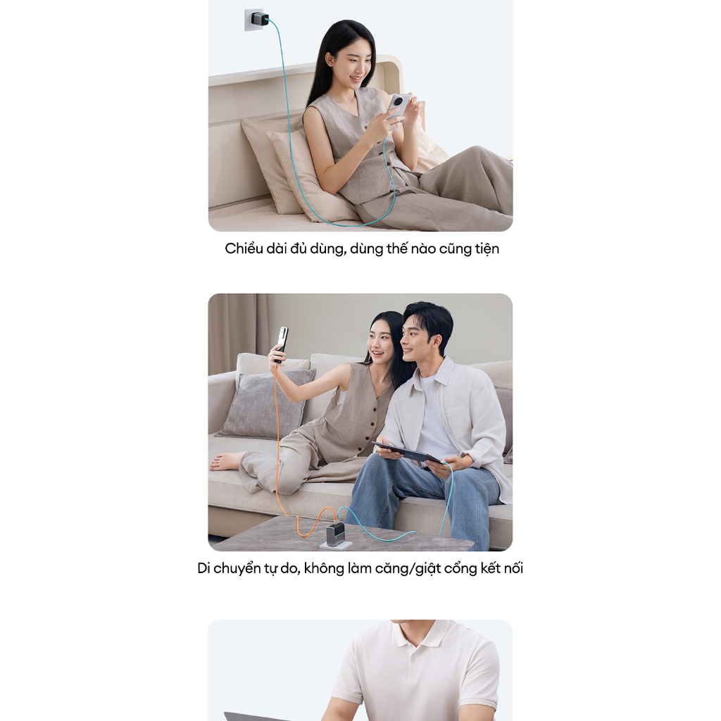 Cáp Sạc Nhanh CUKTECH CTC615W C-C 1.5m | Công Suất Sạc Max 240W (6A) | Truyền Dữ Liệu 480 Mbps | Bảo Hành 18 Tháng | BigBuy360 - bigbuy360.vn