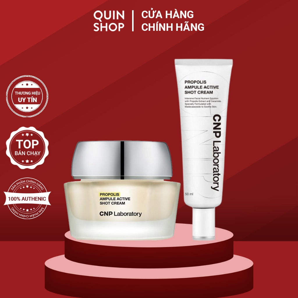  Kem Dưỡng Keo Ong CNP Laboratory Propolis Ampule Active Shot Cream 