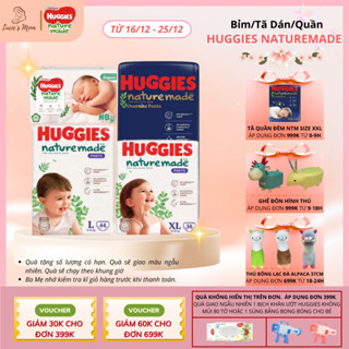   Siêu Cao Cấp  Tã Bỉm Dán Quần Huggies Platium  Naturemade Mẫu Mới size NB S M L XL XXL -Lucie's Mom 