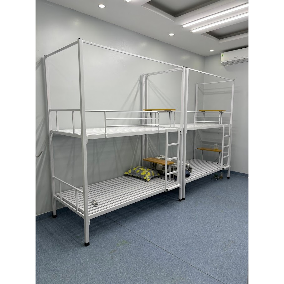 Giường tầng homestay Fami190 1m có khung rèm