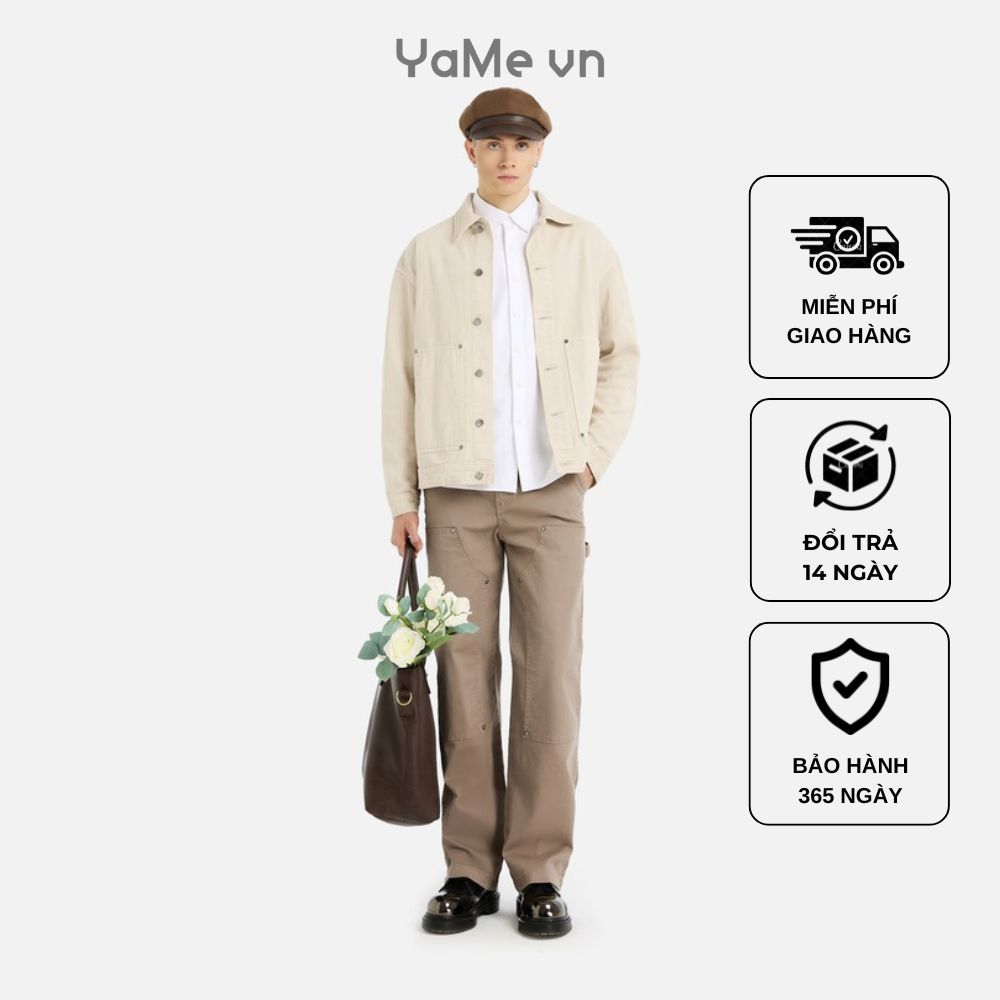 Áo Khoác Jean Nam DurableTex™ Multi Color Jean 011 24563 |YaMe|