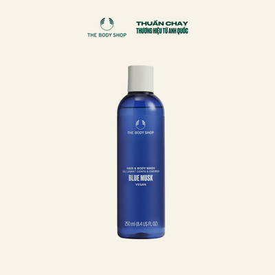 Tắm Gội Toàn Thân Blue Musk Hair and Body Wash 250ml The Body Shop
