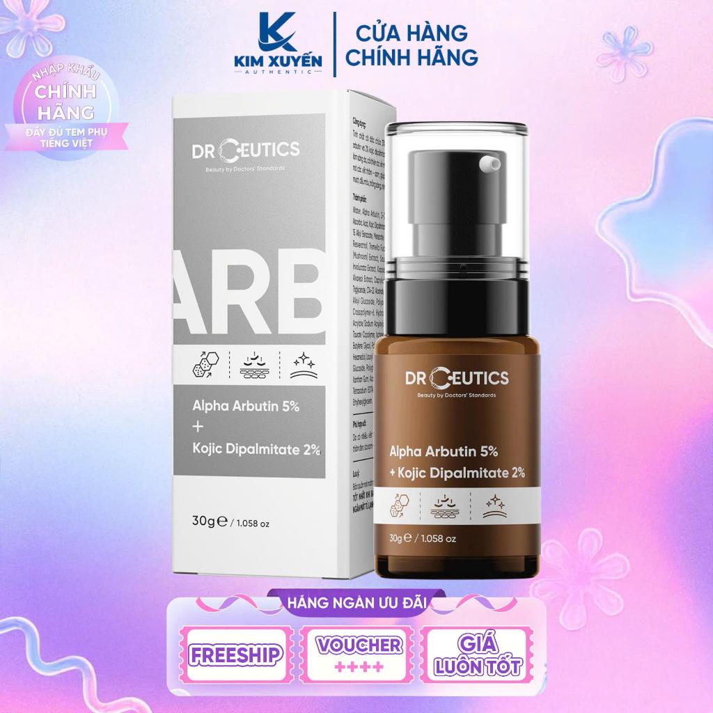 [ARB] Serum Dr Ceutics Alpha Arbutin 5% + Kojic Dipalmitate 30G