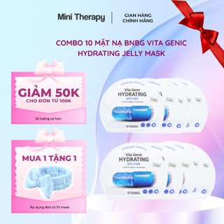  Combo 10 Mặt Nạ Phục Hồi Và Cấp Ẩm Da Khô BNBG Vita Genic Hydrating Jelly Mask 30ml 