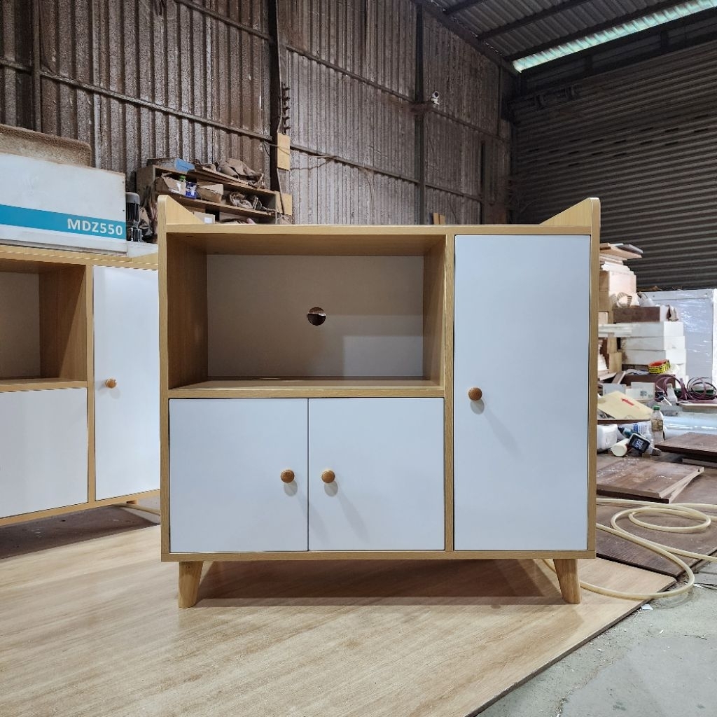 A59 Tủ Bếp đa năng QHOME DECOR, tủ lò nướng, tủ lò vi sóng