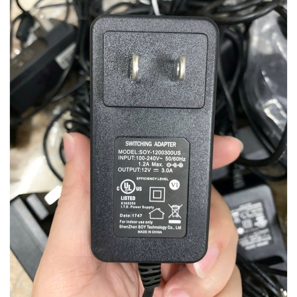 Nguồn Adapter loại sịn 12V 3A zin mới bóc máy loại sịn chính hãng mới 100%