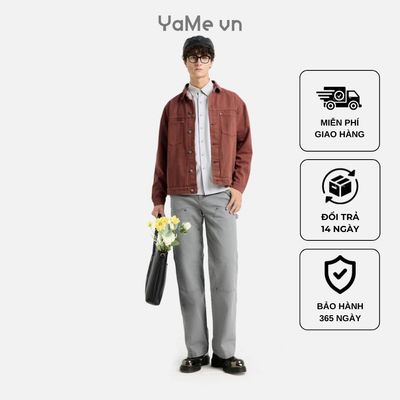 Áo Khoác Jean Nam Vải DurableTex™ Chắc Chắn Mặc Bền, Giặt Ít Phai Multi Color Jean 009 Dáng Vừa Vặn F3 23070 |YaMe|