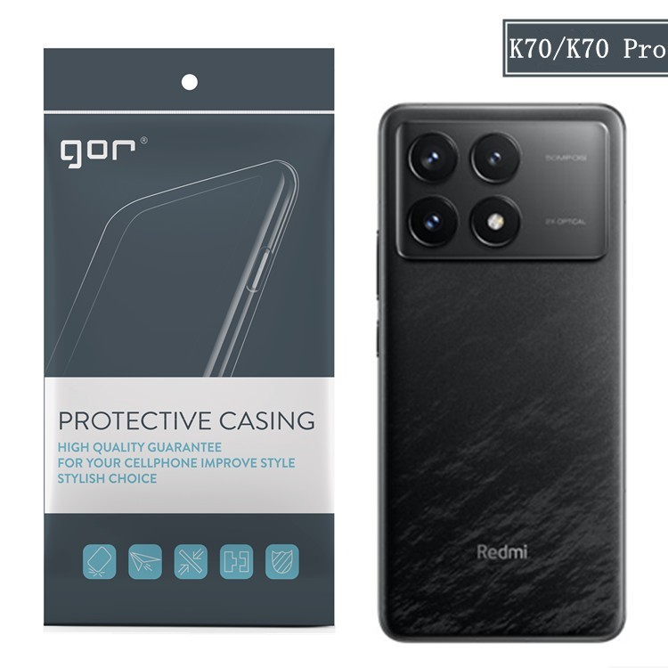 GOR | Ốp Lưng Dẻo TPU Cho Xiaomi Redmi K80 Pro | K80 | K70 Ultra | K70 Pro | K70E | K60 Ultra | K60 