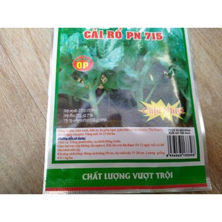 Hạt giống cải rổ chịu nhiệt Phú Nông Bịch 10g