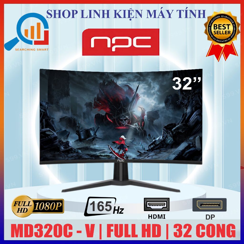Màn hình 32inch MD320C-V Cong 165HZ - Chính hãng NPC - Bảo hành 3 năm 