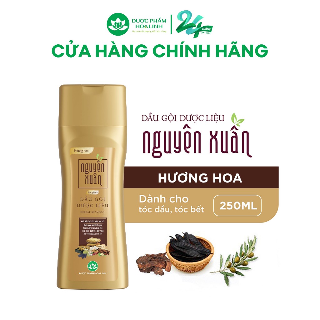 Dầu gội dược liệu Nguyên Xuân Bồng Bềnh 250ml KM 25ml - Dành cho tóc dầu bết | BigBuy360 - bigbuy360.vn