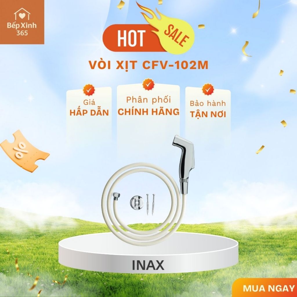Vòi xịt INAX CFV-102M - Cao Cấp Cho Phòng Tắm Hiện Đại