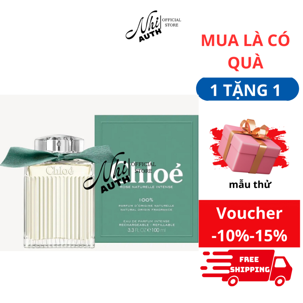 Nước hoa nữ Chloe Rose Naturelle EDP Intense 100ml Auth (nguyên seal)