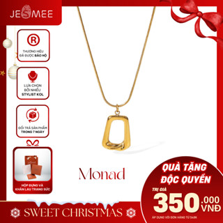 Dây chuyền nữ Monad Jesmee dáng dài thiết kế mặt dây khung rỗng tinh tế sang trọng - N25031 
