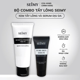  Bộ Kem Tẩy Lông 100ml Và Serum Tẩy Lông 20ml Seimy Removal Perfect Cream - Dịu Da Không Kích Ứng 