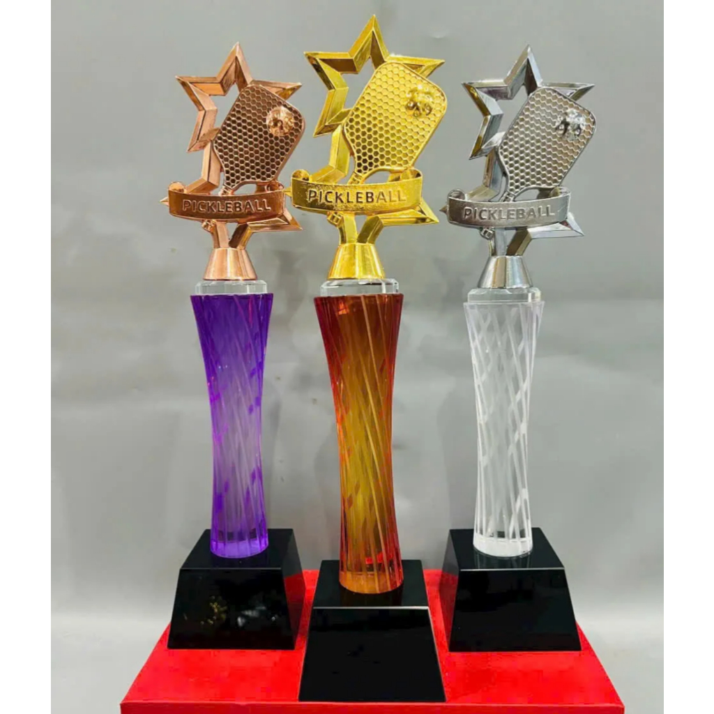Cúp pickleball 3 màu