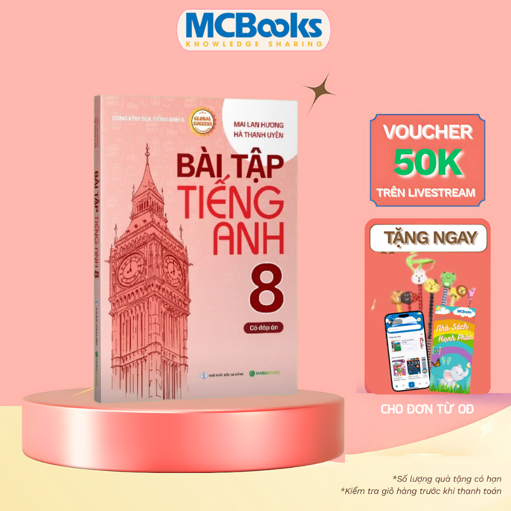 Sách - Bài Tập Tiếng Anh 8 Global Success - Mai Lan Hương
