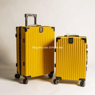  Vali Khung Nhôm Khóa Sập DVN chắc chắn chống vỡ chống xước size 20,24 vali kéo Nhựa ABS bọc góc cao cấp đàn hồi bền đẹp 