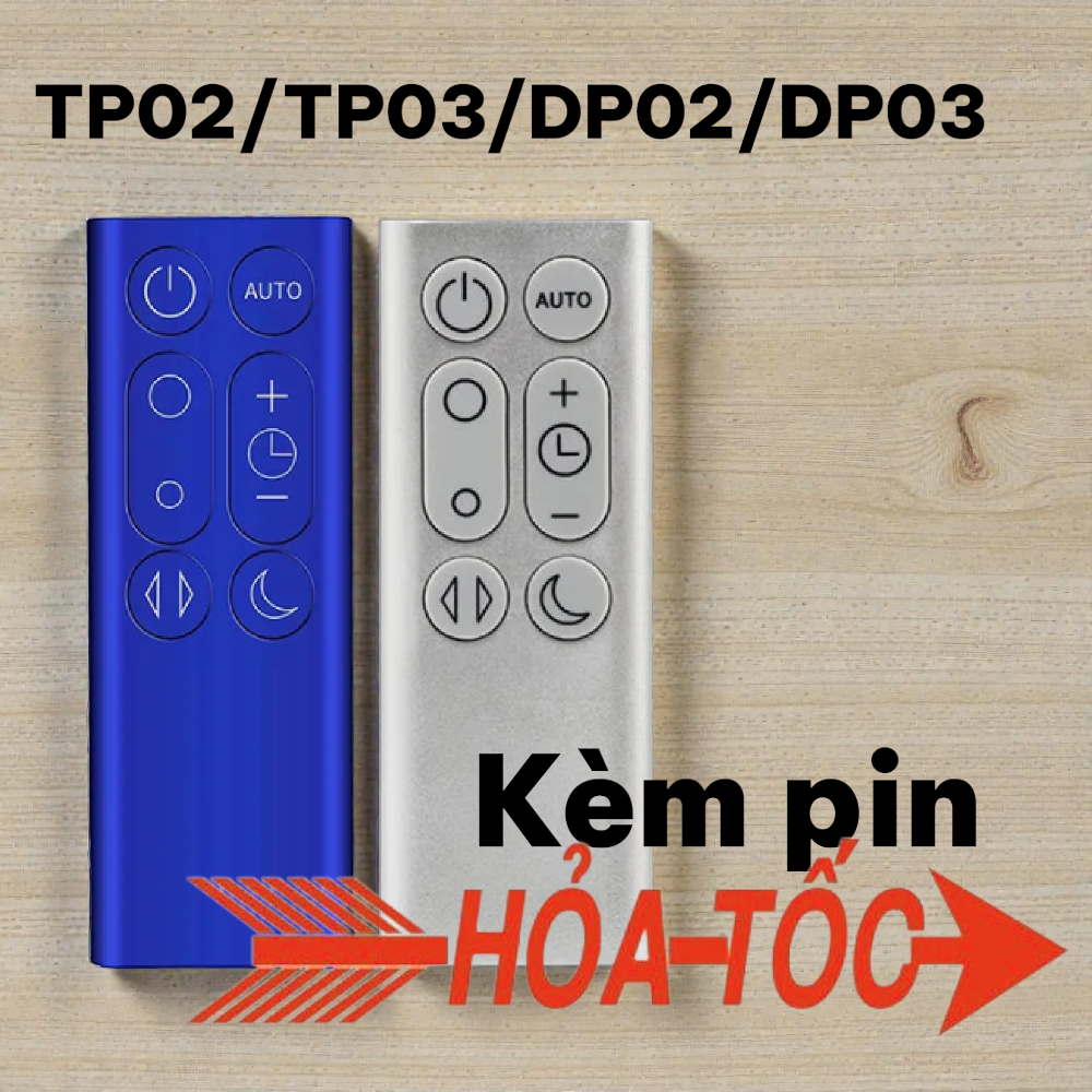 ''(Kèm pin) Remote cho quạt dyson TP02/TP03/DP02/DP03
