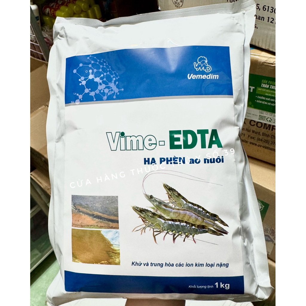 1kg Vime EDTA hạ phèn ao nuôi