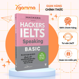 Sách – hackers ielts basic speaking – luyện nói ielts band 3.0–5.5 kèm lời giải chi tiết