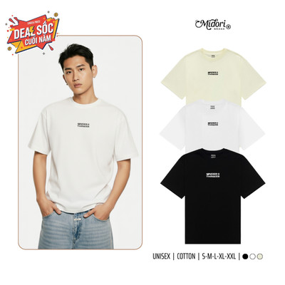 Áo Thun Unisex Nam Nữ Form Rộng Thời Trang Tay Lỡ Cotton Thoáng Mát JUST TXT | M Studio