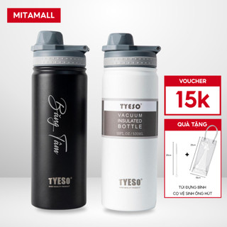  Bình giữ nhiệt Tyeso Revive 600ml 750ml inox 304 kiểu dáng thể thao | TS-8706B TS-8709B 