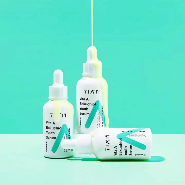 TIAM - Serum Hỗ Trợ Dưỡng Da Căng Bóng Tia'm Vita A Bakuchiol Youth Serum 40ml